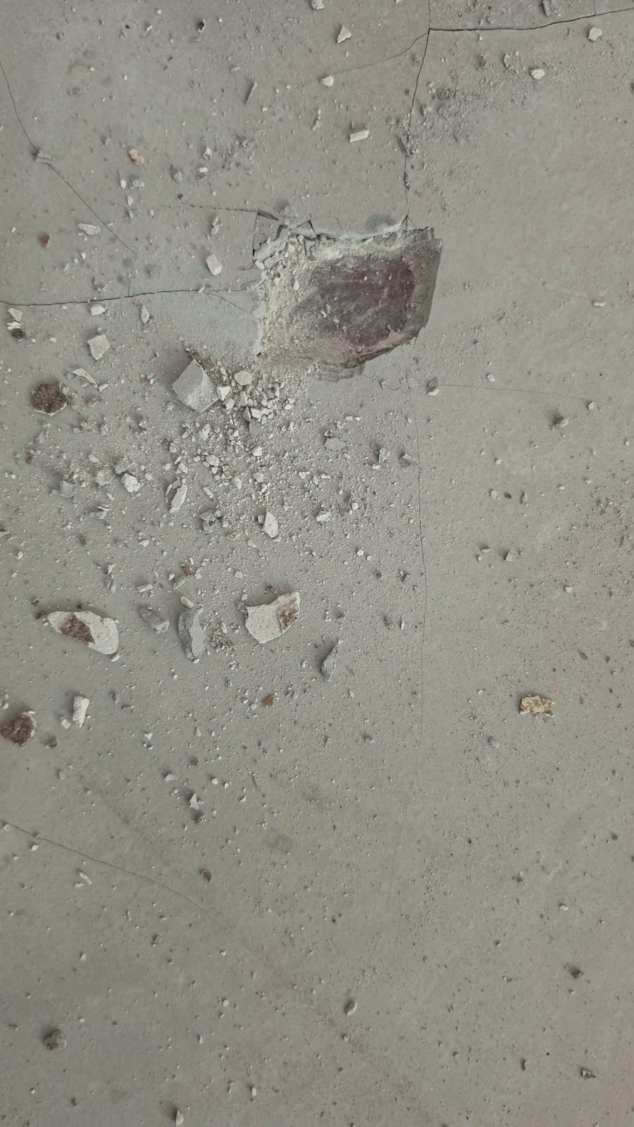 Floor restoration in progress at SoHome Lausanne