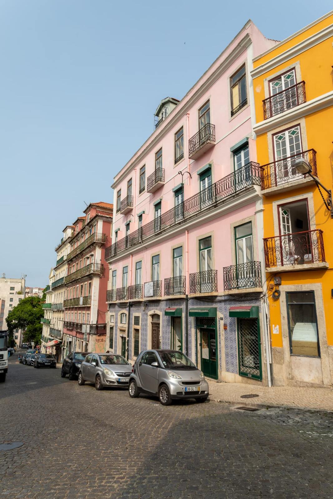 The corner of Rua da Alegria where SoHome Lisbon will open